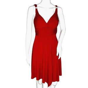 Fredericks of Hollywood Dress Womens XS‎ Red Sexy Retro Vintage Old Hollywood